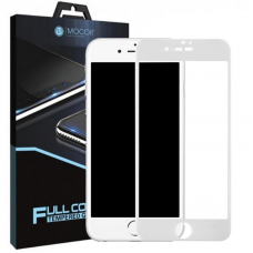 Защитное стекло Приватное 3D MOCOll Black Diamond для iPhone 7/8/SE(2020) Белое