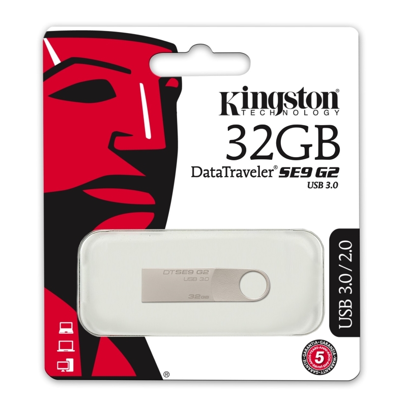 USB Накопитель Kingston SE9 32GB Silver