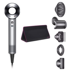 Фен Dyson Hair Dryer HD07 Белый с 5 насадками и дорожным чехлом