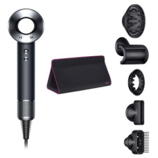 Фен Dyson Hair Dryer HD07 Черный/серебристый с 5 насадками и дорожным чехлом