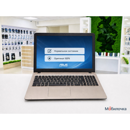 Ноутбук Asus X540Y AMD 2GB/112GB Black Хорошее Б/У