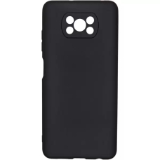 Чехол Poco X3/X3 Pro Borasco Silicone Case Black